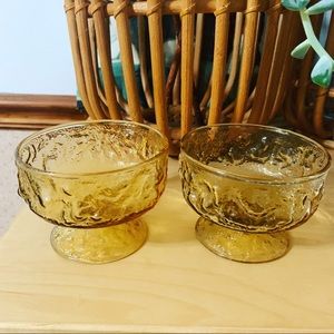 Set/2 vintage sherbet glasses